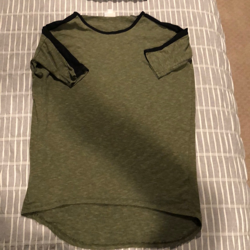 LuluRoe green t-shirt